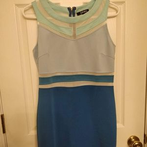 Ombre blue dress